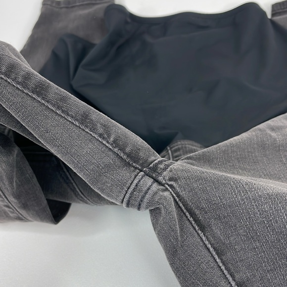 NWT Madewell Maternity Over-the-Belly Skinny Jeans Item G7394 size 27 Black wash - Picture 7 of 12